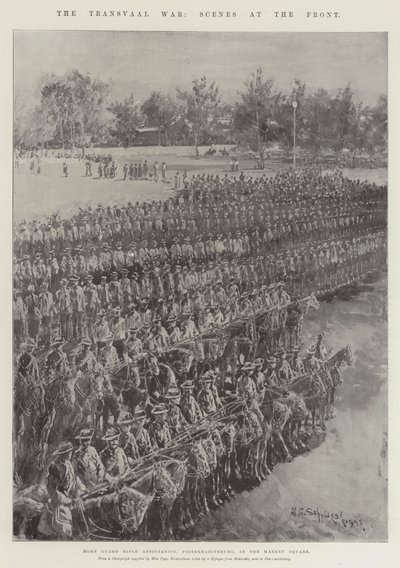 La guerra del Transvaal, escenas en el frente de Henry Charles Seppings Wright